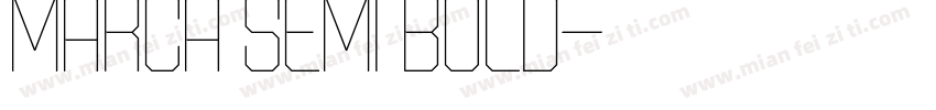 Marca Semi Bold字体转换